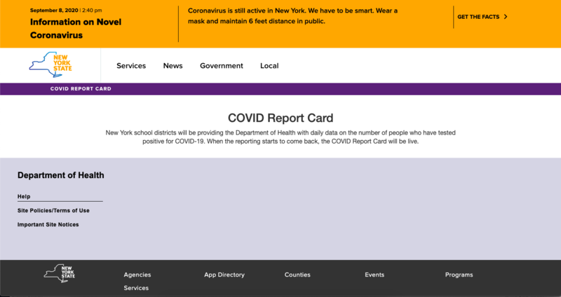 Covid Report Card