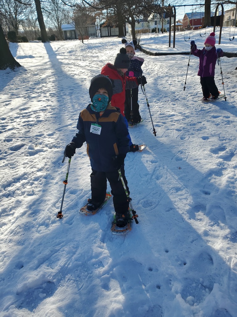 Kindergarten Snow Shoe Adventure